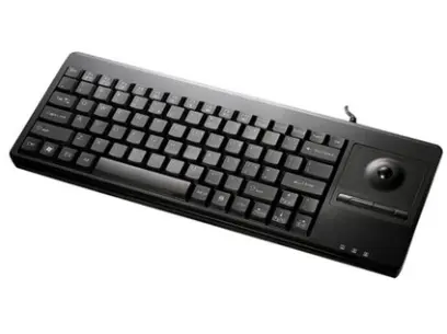 Klávesnice PERIBOARD-514H US/Trackball, Black/USB