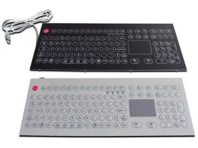 Klávesnice K-TEK-D410TP-KP-FN membránová s touchpadem, panel