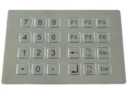 Numerická klávesnice IP65 K-TEK-B139KP-24, panelová