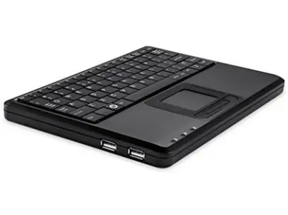 Klávesnice PERIBOARD-510H US/Touchpad, Black/USB/HUB