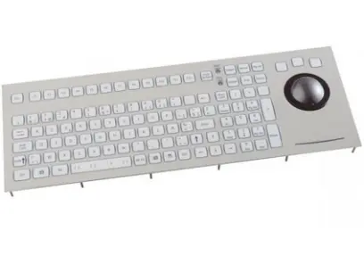 Klávesnice KSTL105B s trackballem 50mm laser ball, panel/bezel