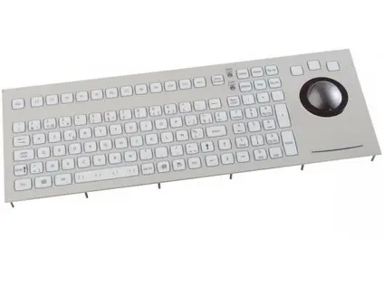 Klávesnice KSTL105B s trackballem 50mm laser ball, panel/bezel
