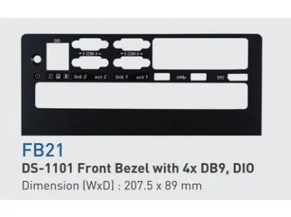Cincoze FB21 - 4x DB9, Digital I/O for DS-1101