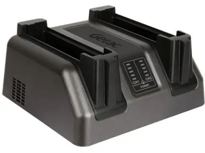 K120 Dual Bay Battery Charger, GCMCEF