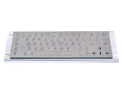 Klávesnice KB008, nerezová, US layout