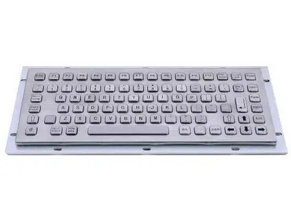 Klávesnice KB012, nerezová, US layout