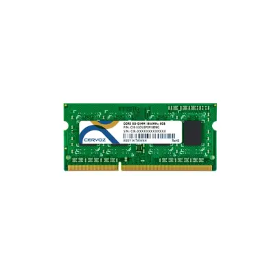 CERVOZ 8GB DDR3L 1600 MHz SO-DIMM -40~85°C, (CIR-W3SUSPSM1608G)