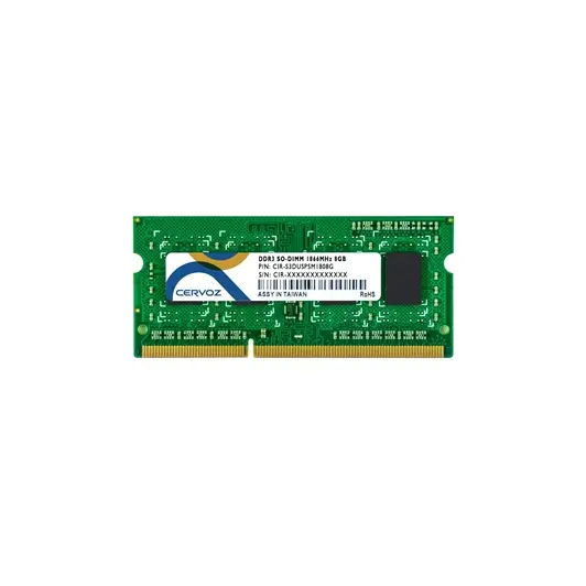 CERVOZ 8GB DDR3L 1600 MHz SO-DIMM -40~85°C, (CIR-W3SUSPSM1608G)