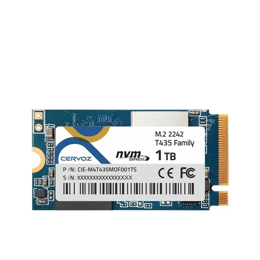 Cervoz Industrial M.2 2242 T435, 256GB TLC, 0 - 70°C, CIE-M4T435MMF256GS