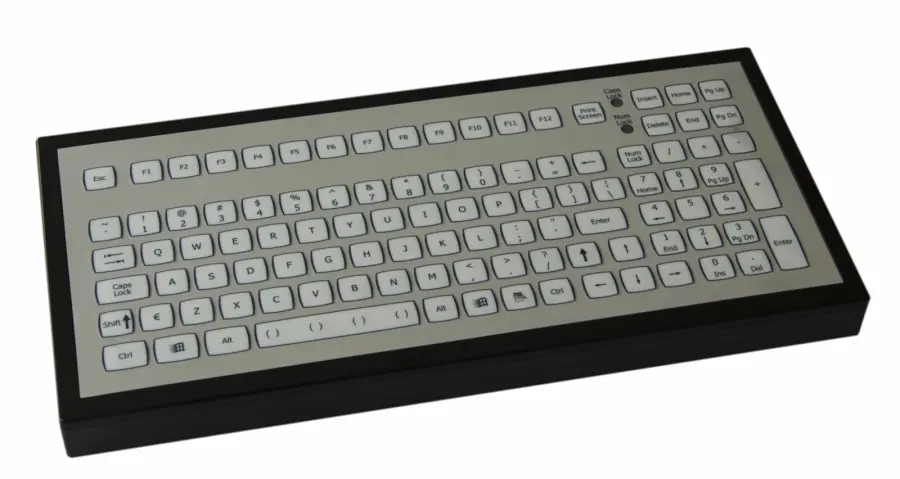 Klávesnice KST102F kompaktní s krátkým stiskem, desktop