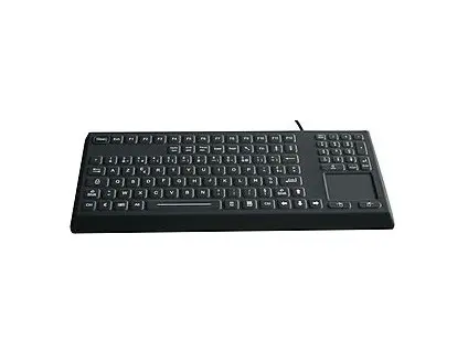 Silikonová klávesnice s touchpadem IP68 (K-TEK-M390TP-KP-FN-