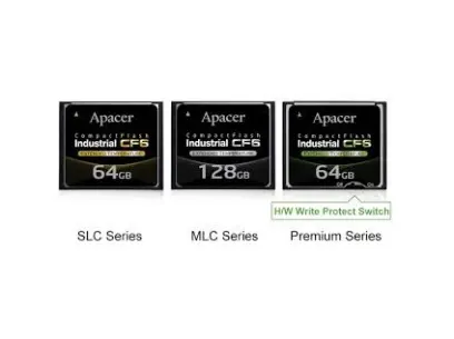 Apacer Industrial CF6 8GB, SLC, -40~85°C, AP-CF008GRANS-ETNR