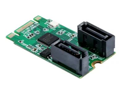 Mini PCIe Adapter Controller - 2 Ports SATA 6.0 (MPCE1061R-2IR)