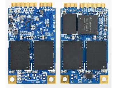 Apacer Industrial mSATA MLC 256GB, -40~85°C, APM256GMFFN-6BTM1GW