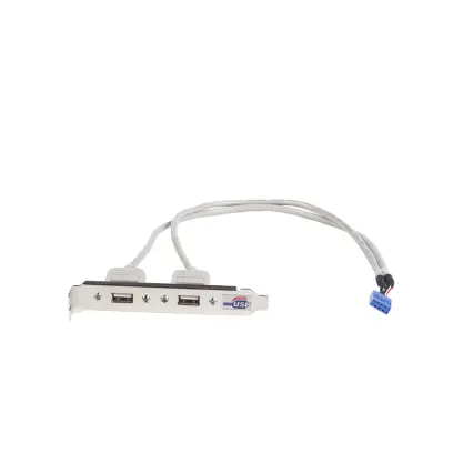 5938A808010E, 2 x USB 2.0 cable with bracket