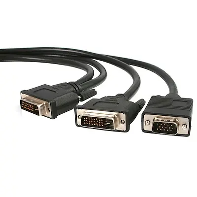 594826A0010E, DVI-I to DVI-D+VGA Y cable